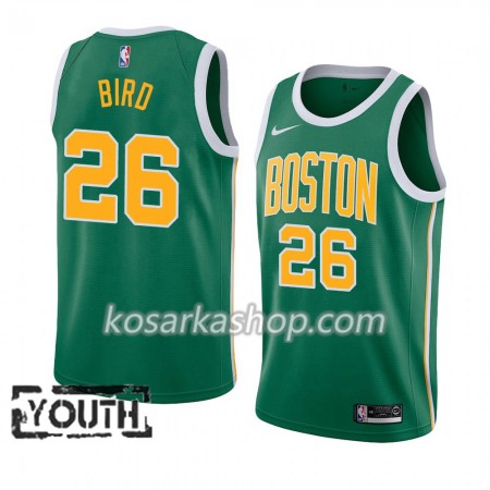 Dres Boston Celtics Jabari Bird 26 Nike 2018-19 Zelena Swingman - Dječji